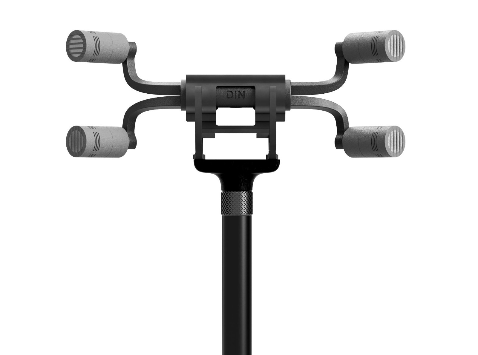 Combo mount for Schoeps capsules with Schoeps active connectors