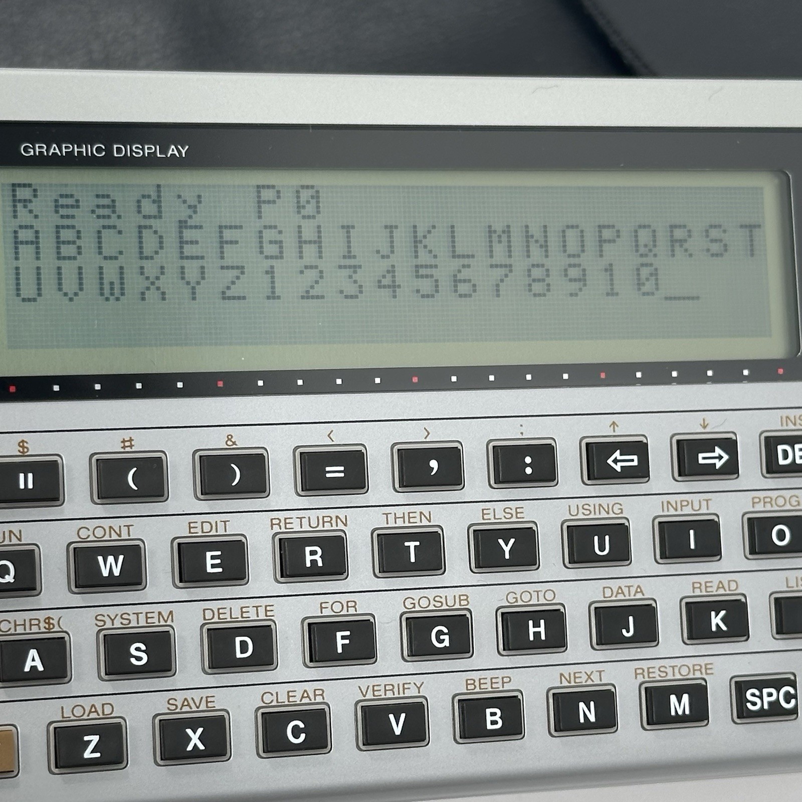 Casio PB-700 Personal Computer Vintage Calculator BASIC Programmable Pocket PC