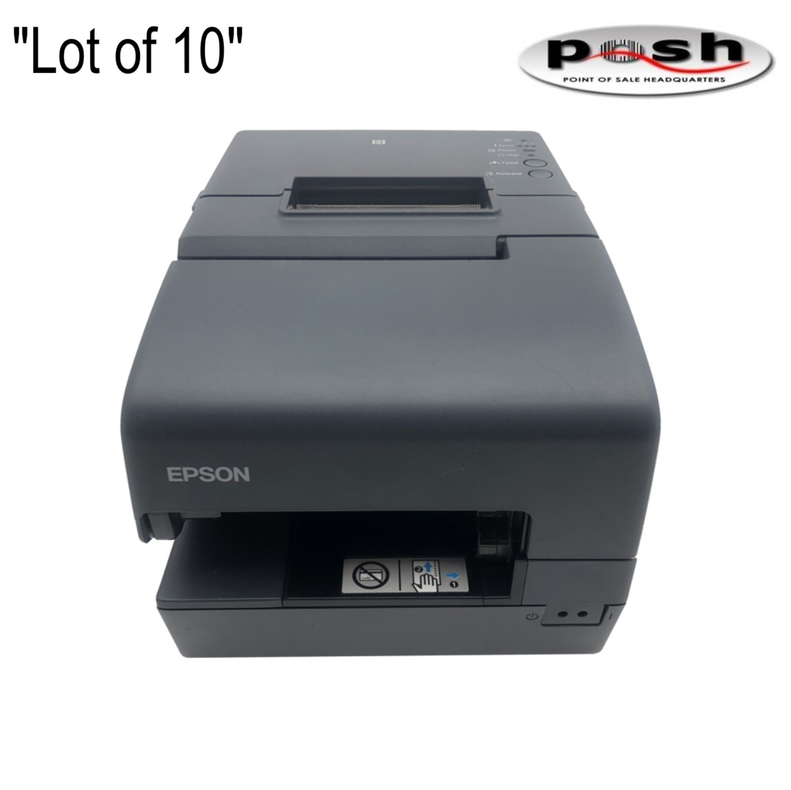 Lot of 10 Epson TM-H6000V Receipt Printer M253B NO ENDORSEMENT Europe Thumbs Up!