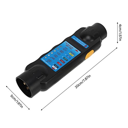 Trailer Plug Socket Tester, Trailer Socket Tester 7 Pin Electrical Tow Bar #1