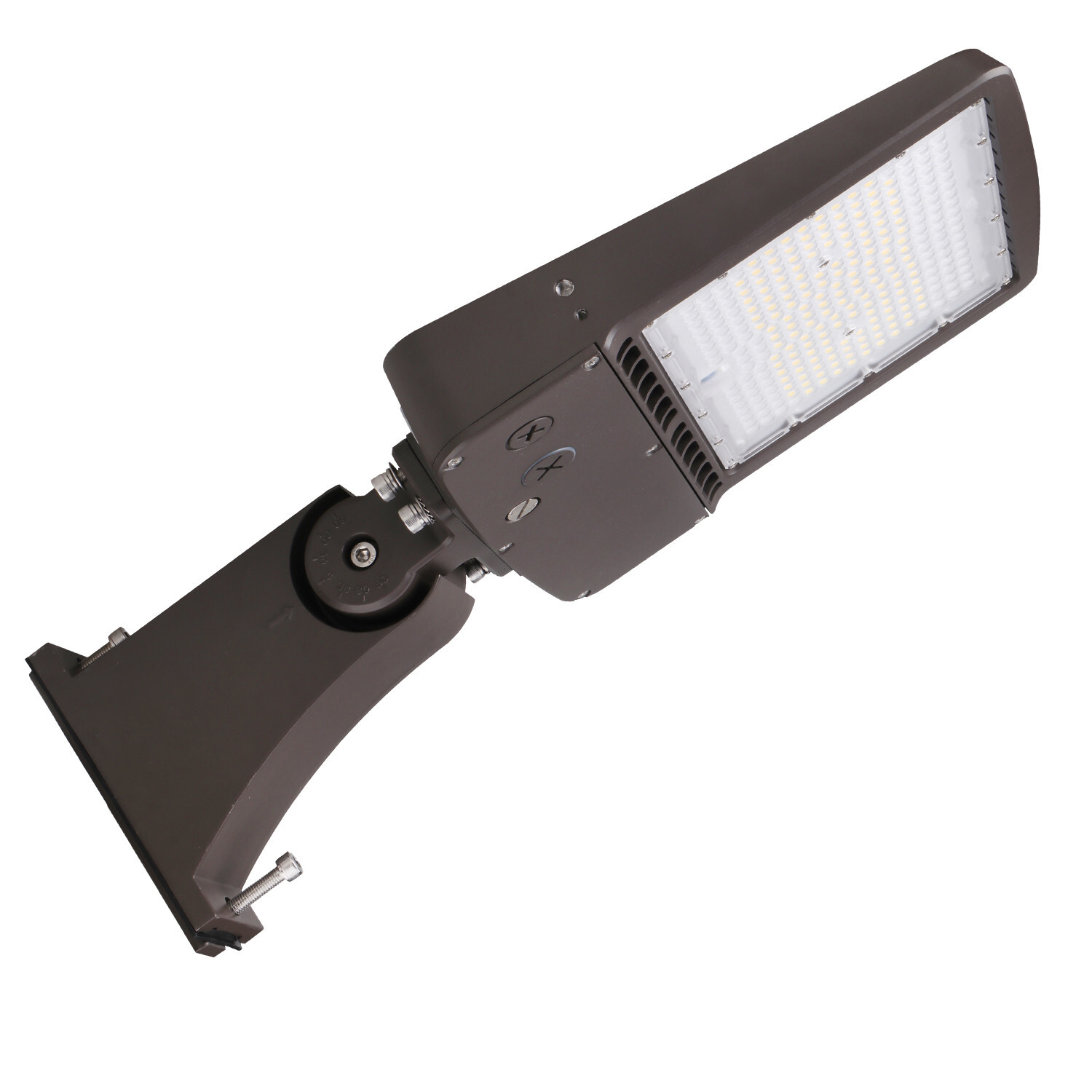 480V 150W/100W/80W Selectable LED Shoebox Parking Lot light 5700K AreaRoad light
