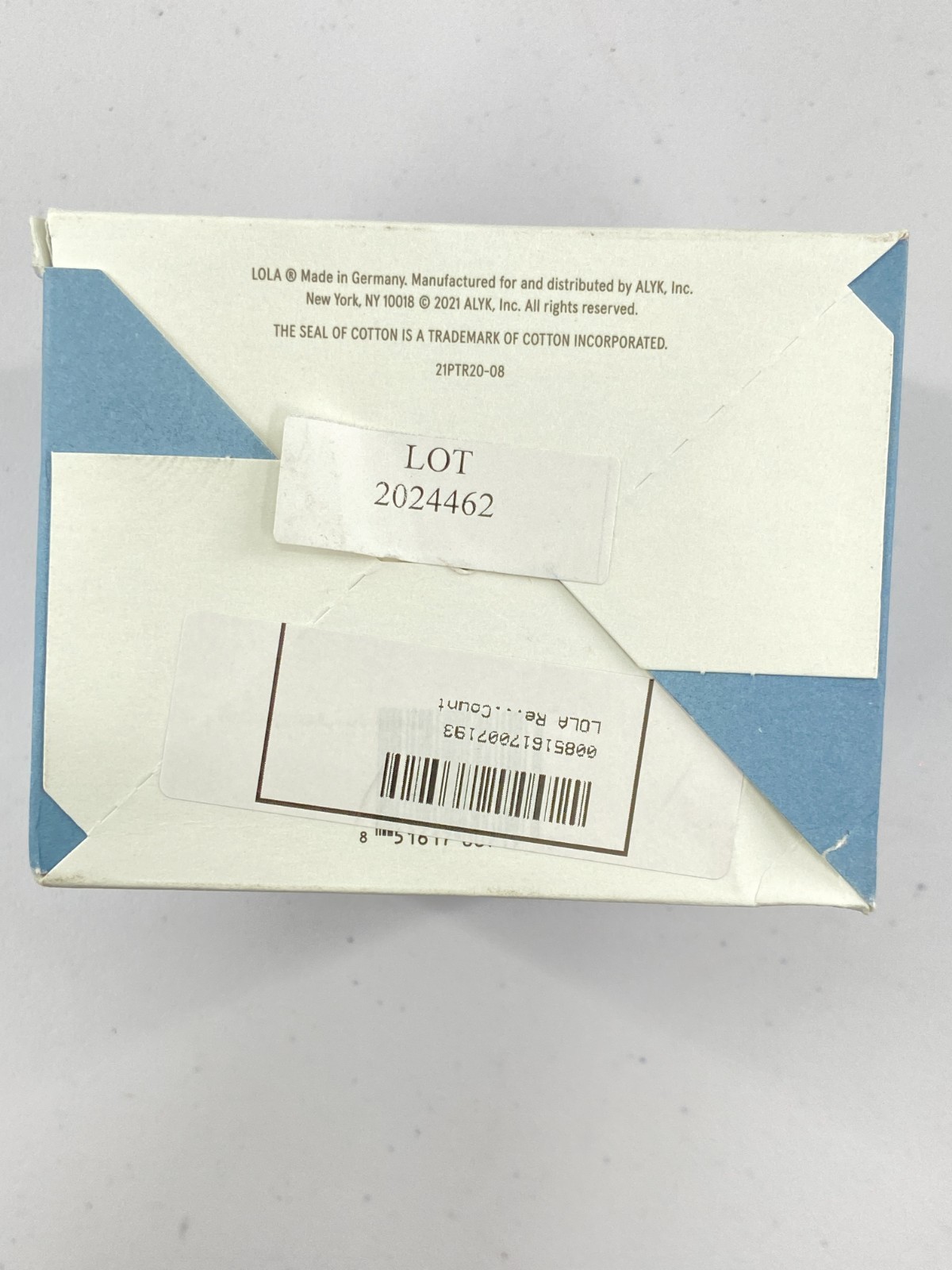 Lola 20 Regular Tampons- Organic Cotton