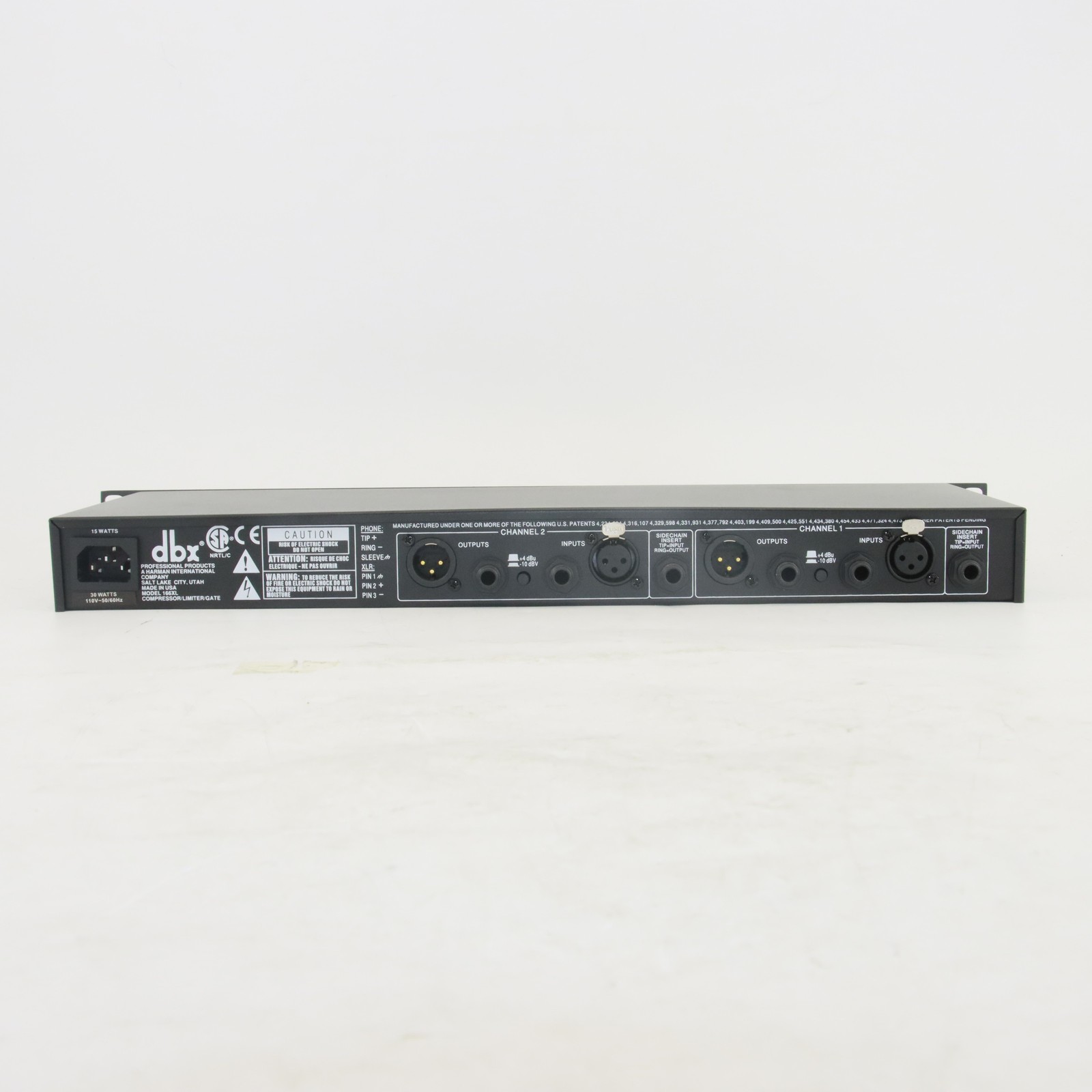 DBX 166XL Compressor Limiter/Gate Effects DSP Processor NEW Free Shipping