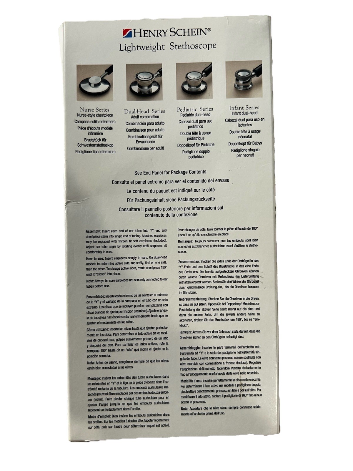 Essentials Lightweight stethoscope Henry Schein lightweight