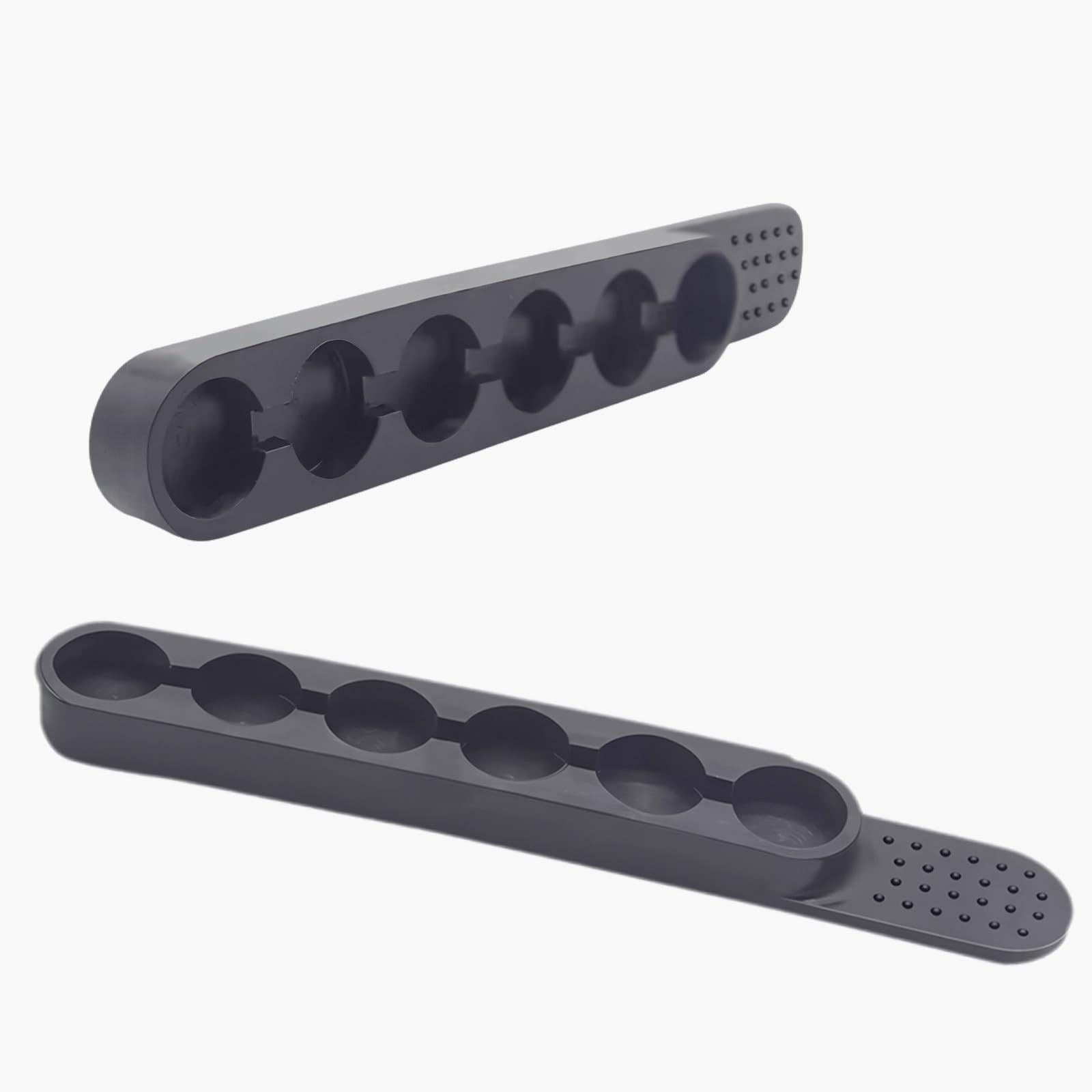 6 Pack Magsaddle Speed Strips for .38 .357, 6 Rounds Strip Black