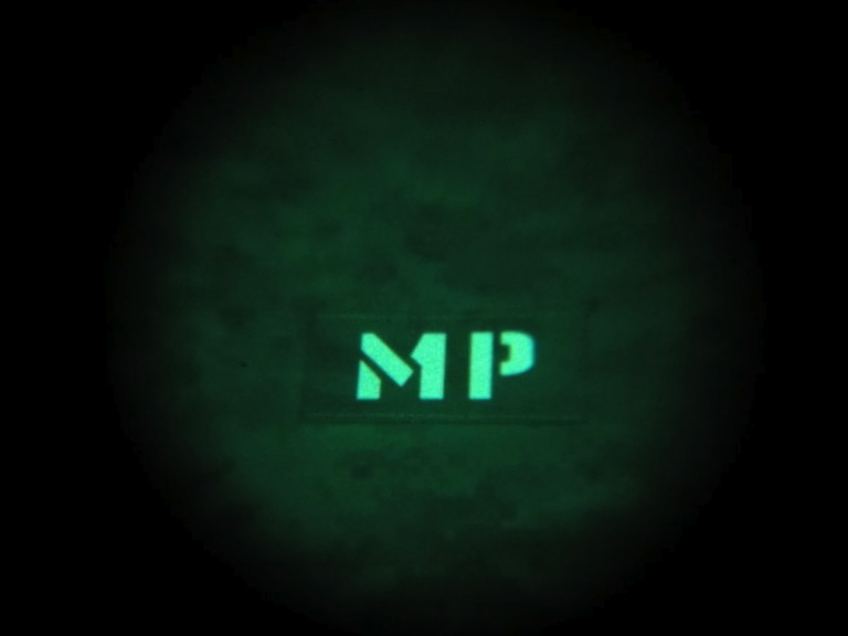 MP Infrared Call Sign Patch Multicam US Military Police IR