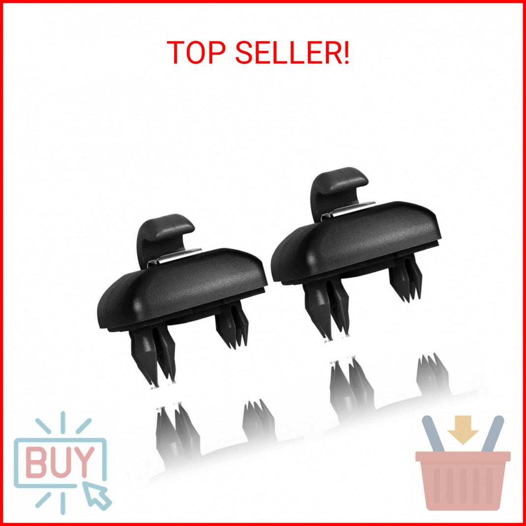 2PCS Audi Inner Sun Visor Clips, Upgraded Car Interior Sunscreen Holder Hook - C