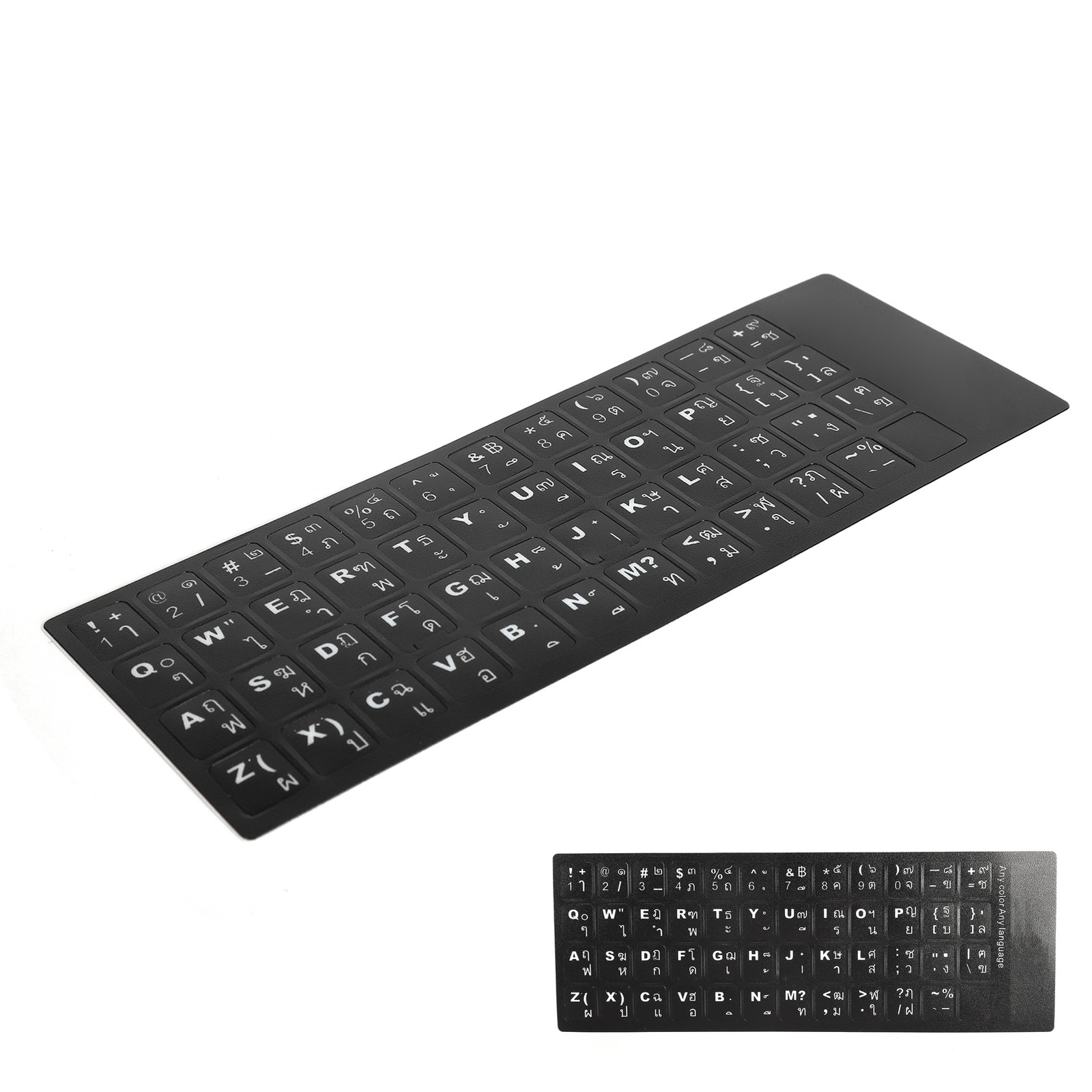 Thai Keyboard Sticker Replacement Keyboard Sticker For Desktop Computer Lapt NEW
