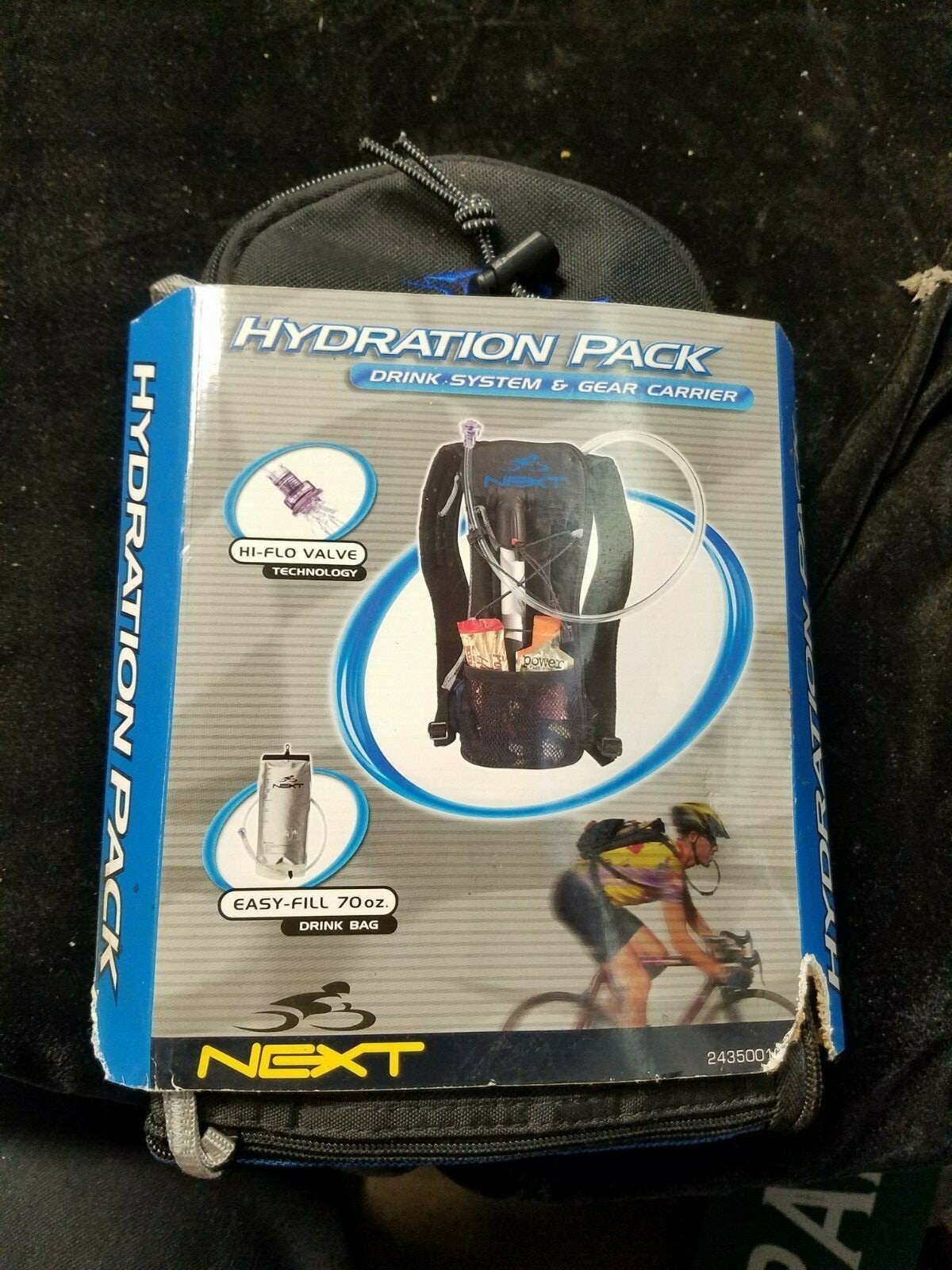 2001 Bell Sports Hydration Pack Drink System Gear Carrier NOS