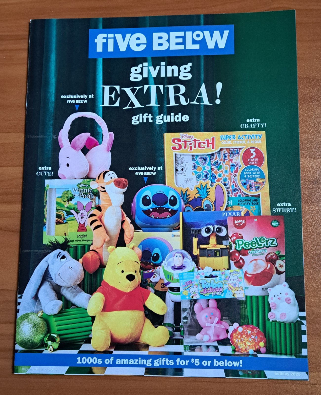 five Below 2025 giving EXTRA! Gift guide catalog