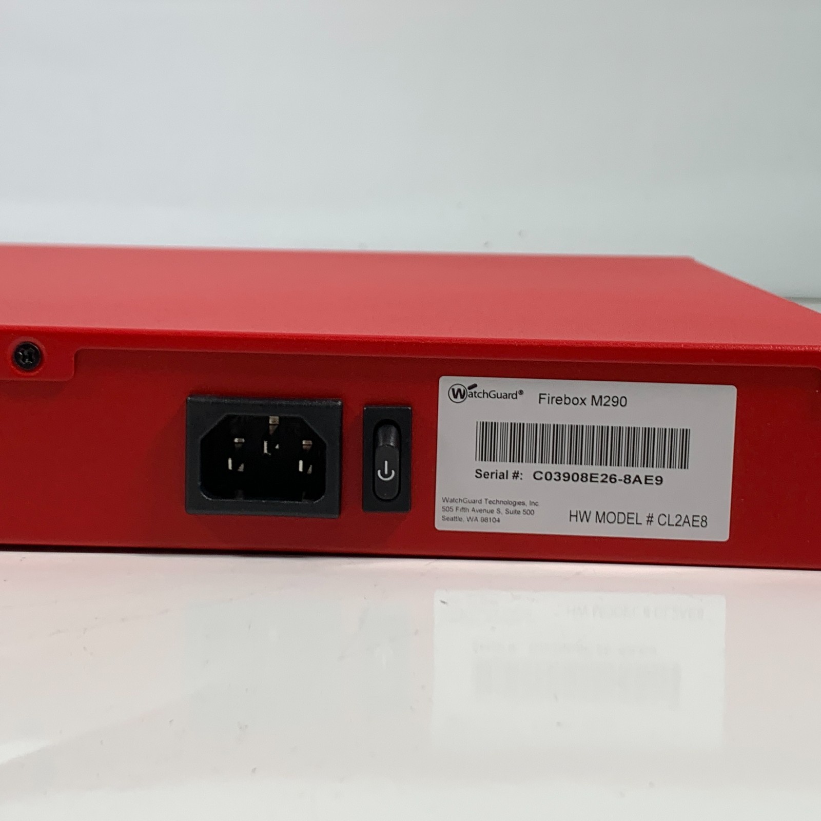 WatchGuard Firebox M290 Appliance CL2AE8 High Availability Firewall New Open Box
