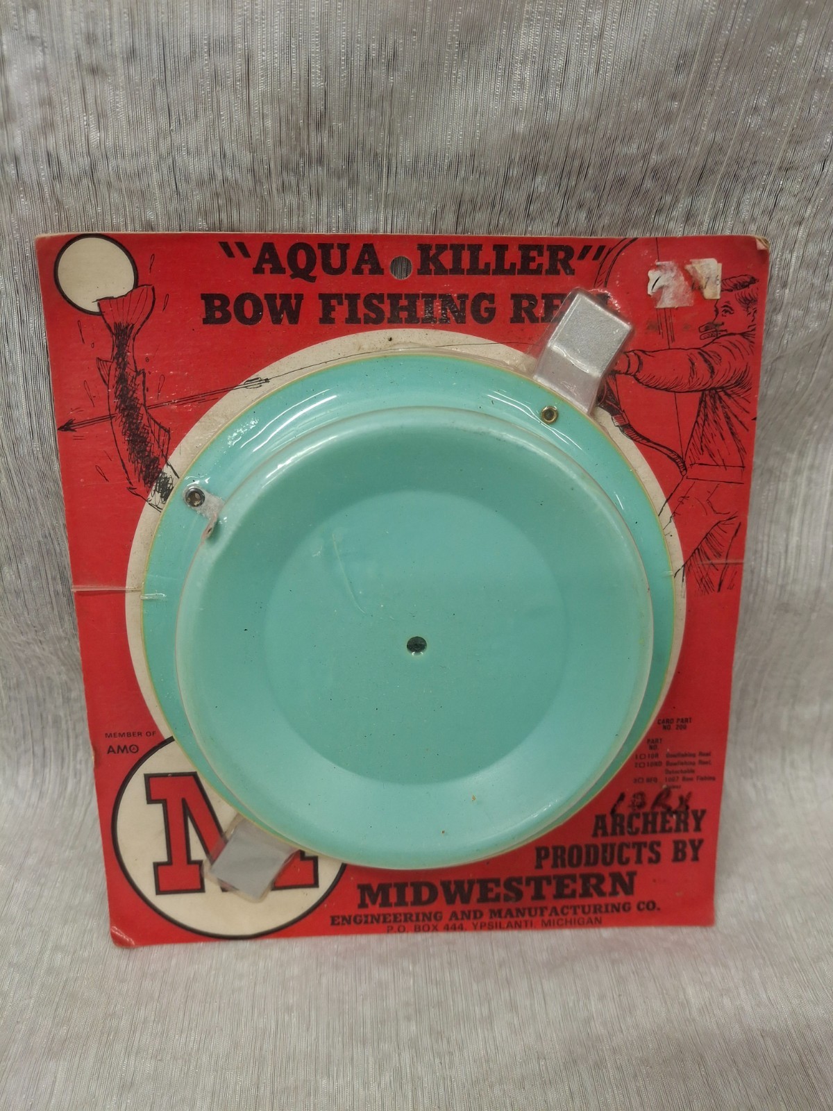Vintage Midwestern Archery Product "Aqua" Bow Fishing Reel NEW NIP