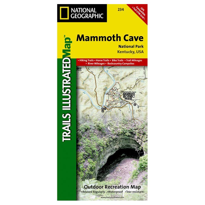 National Geographic Trails Illustrated Map: Mammoth Cave National Park #234 -