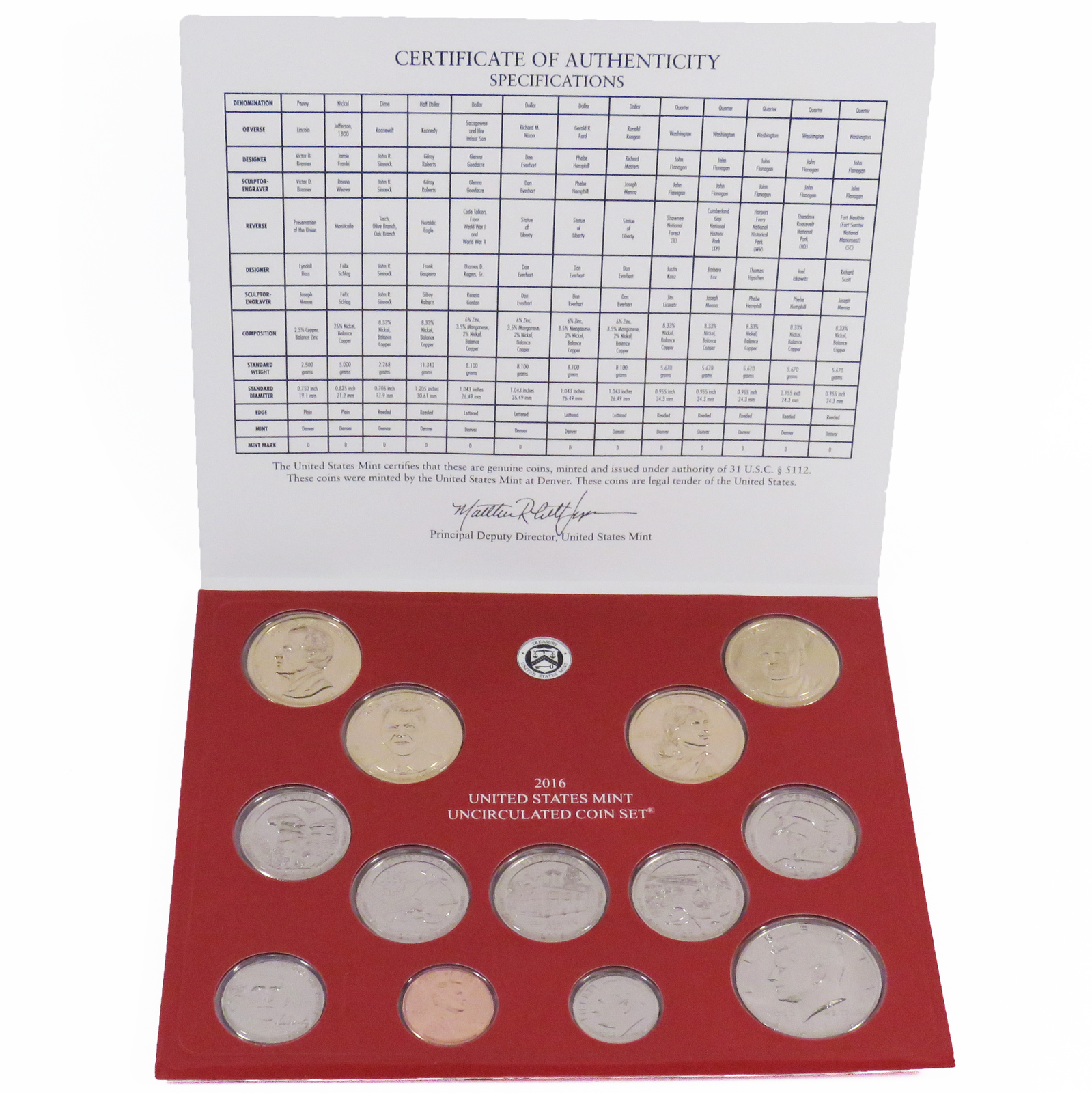 2016 U.S. Mint Set