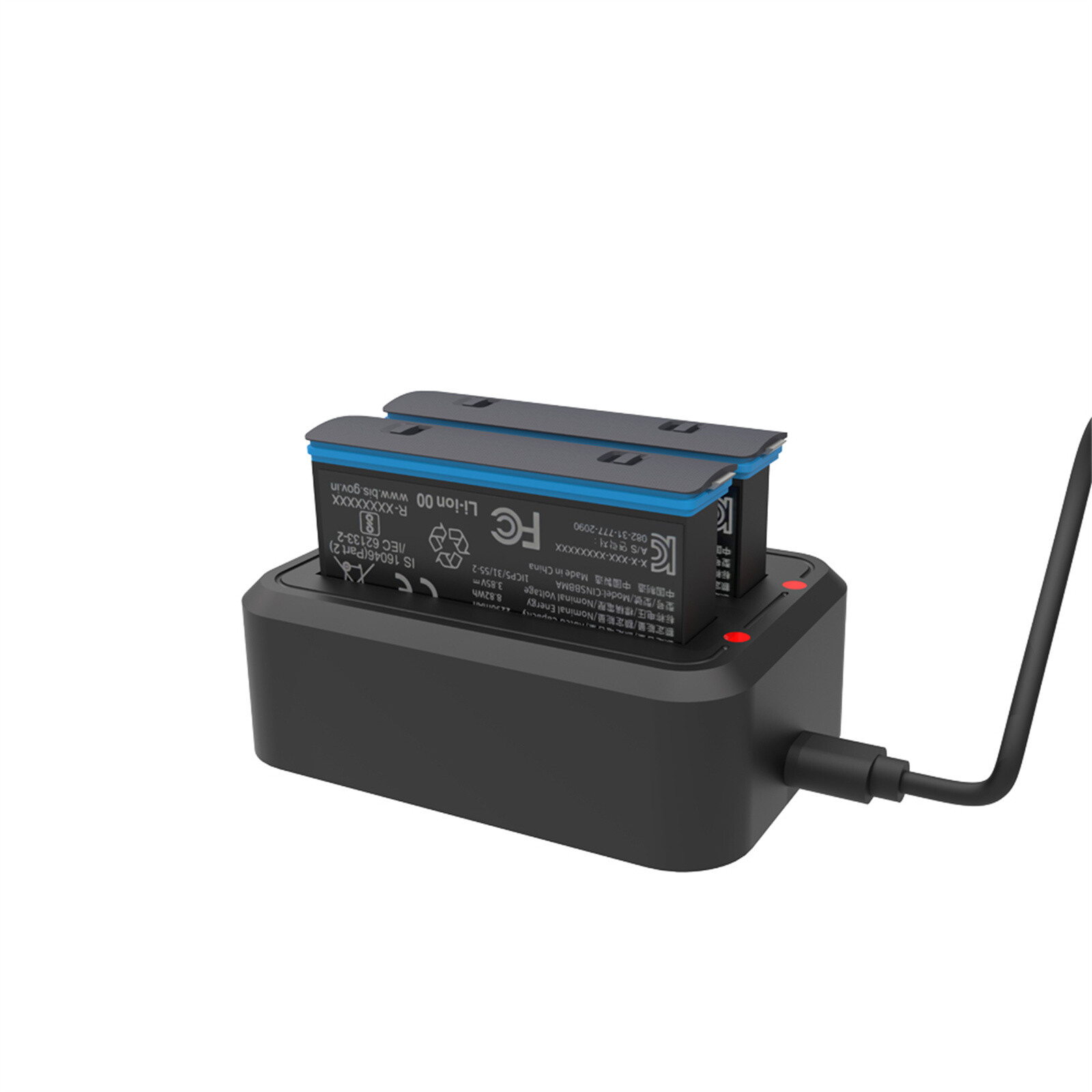 Battery Charing Base Dual Charger Charing Dock for Insta360 x4 Camera Accessory