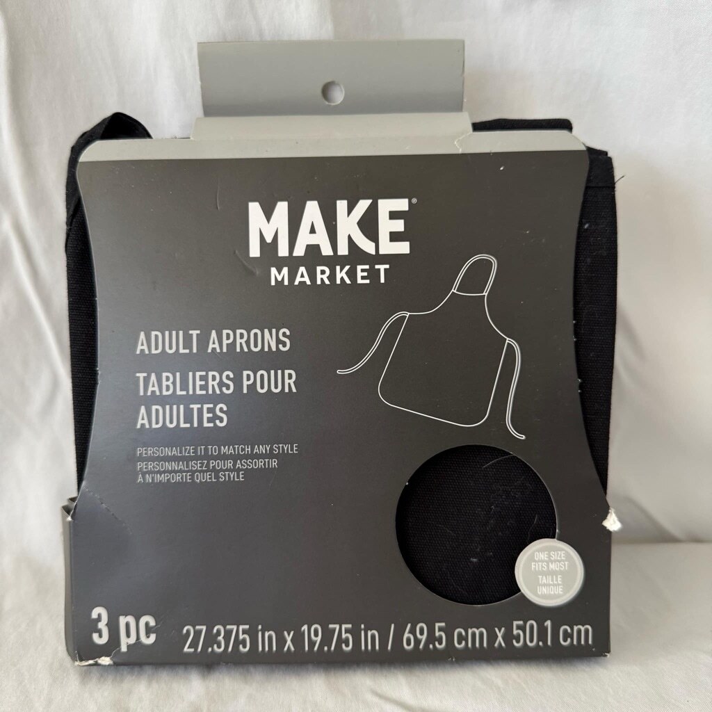 Adult Make Market Aprons One Size Black