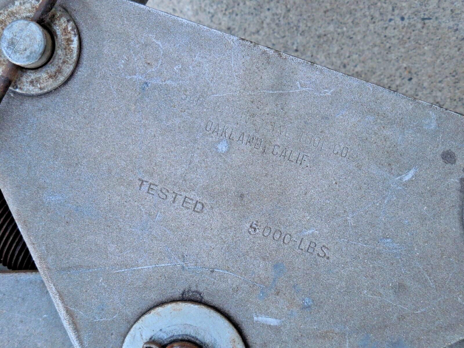 Safety Line 5000 Pound Turn Buckle Wire Puller Lineman Tool