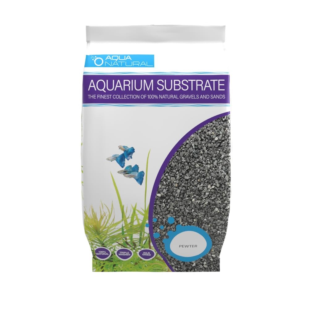 Pewter Black 10lb Gravel Substrate for aquascaping, Aquariums, vivariums and ...