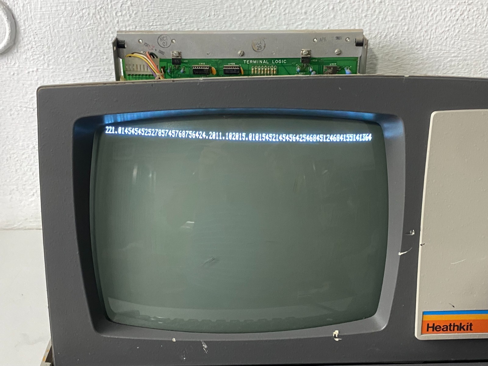 Vintage 1980 Heathkit H19 advanced video terminal computer
