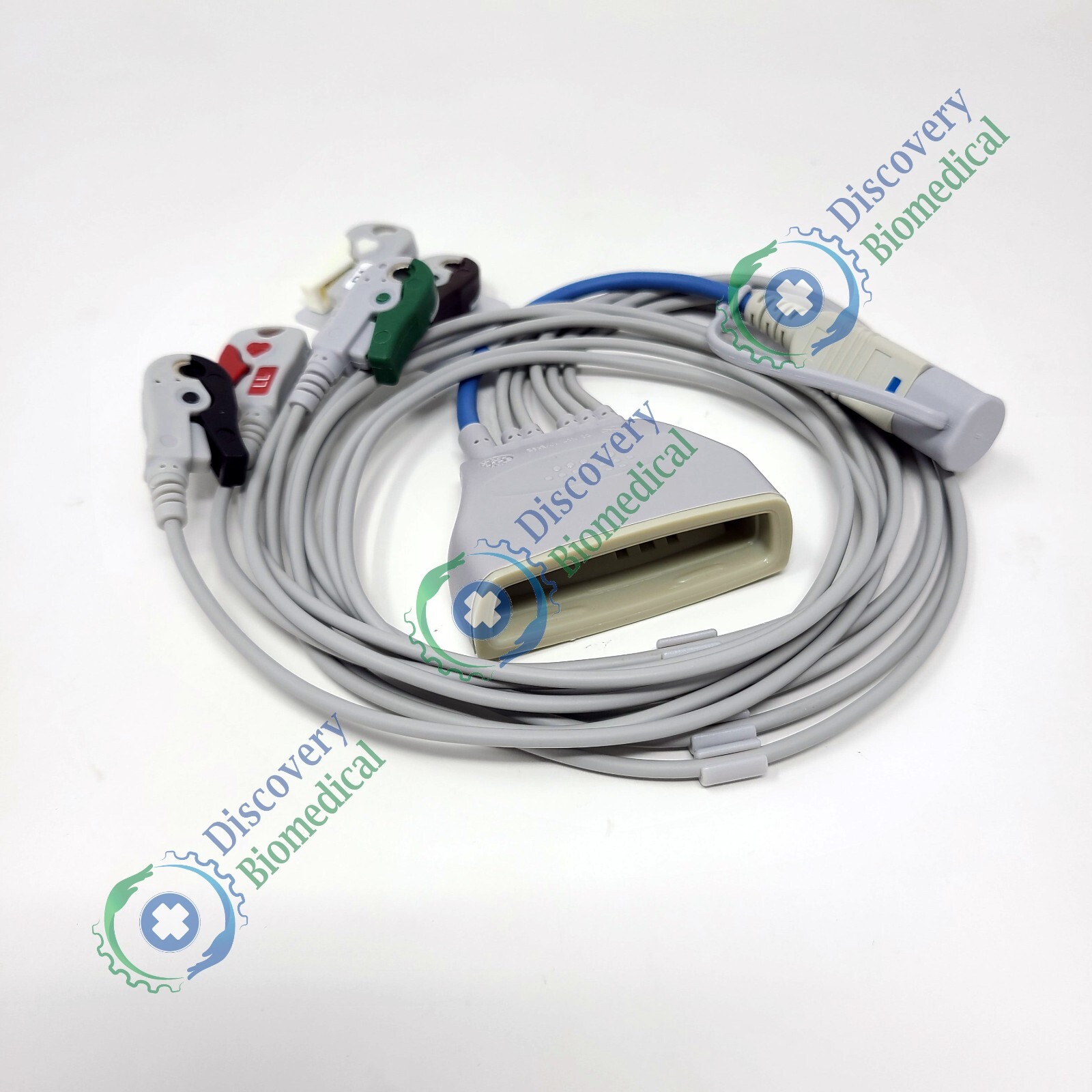 Philips Compatible ECG 5 Lead Grabber + SpO2, Telemetry Cable [989803171851]