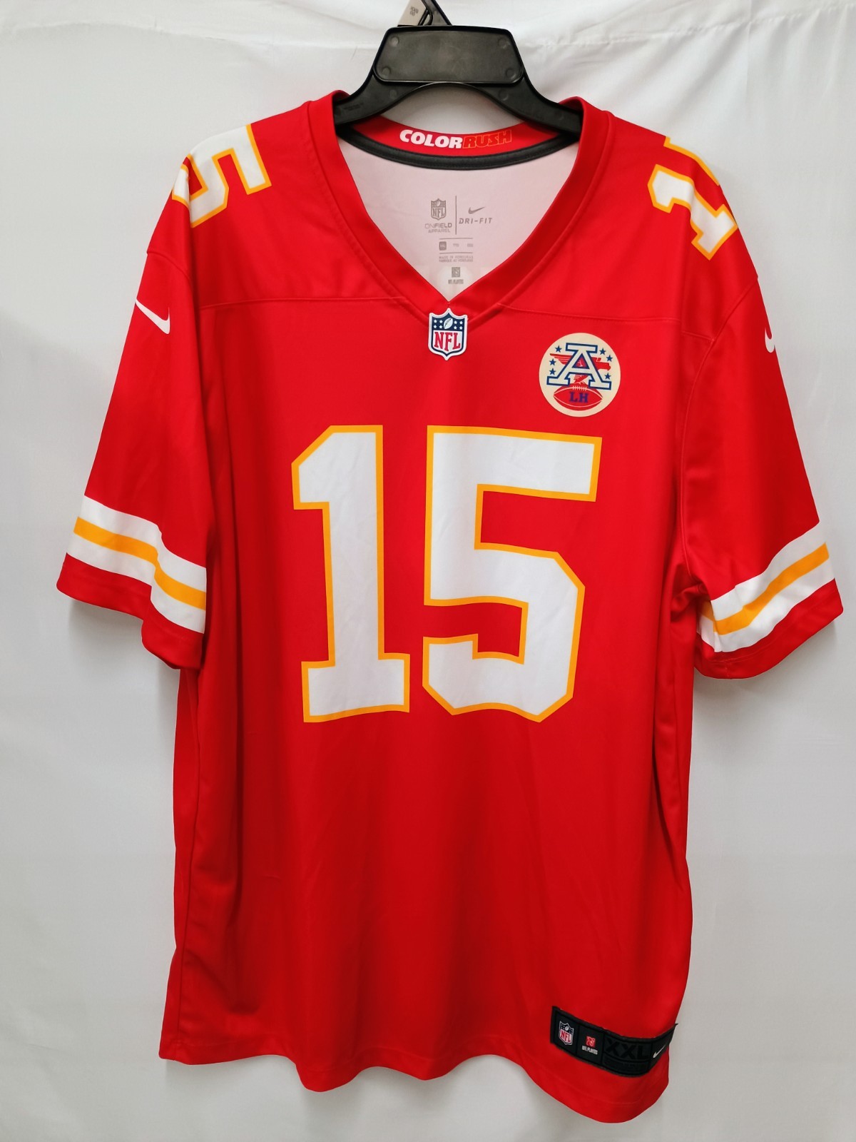 Nike Dri-Fit Color Rush Jersey Red Patrick Mahomes Kansas City Chiefs XXL 2XL