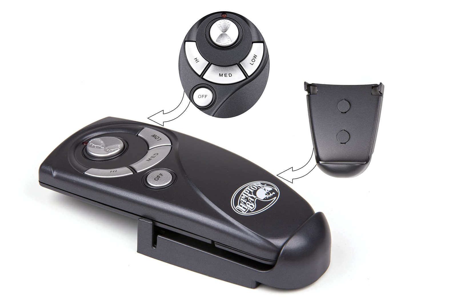 Replacement Remote Compatible for UC7083T Hampton Bay Ceiling Fan Wireless Remot