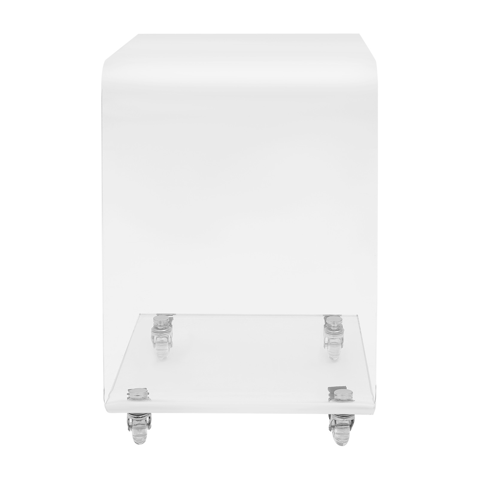 C-Shaped Side Table, Acrylic End Table, Couch Side Table