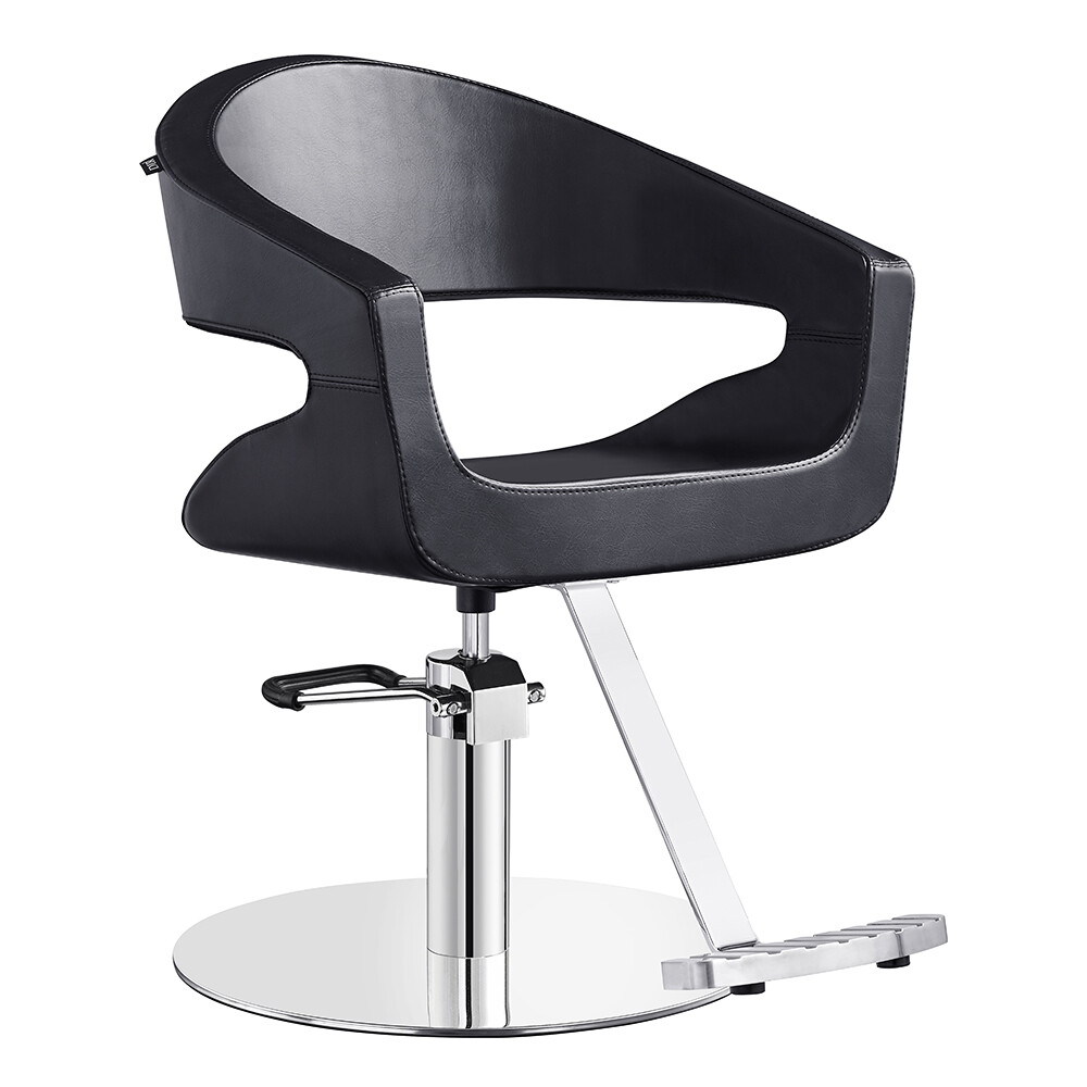 Salon Styling Chair Beauty Hydraulic Salon Chair - GAMA in Black
