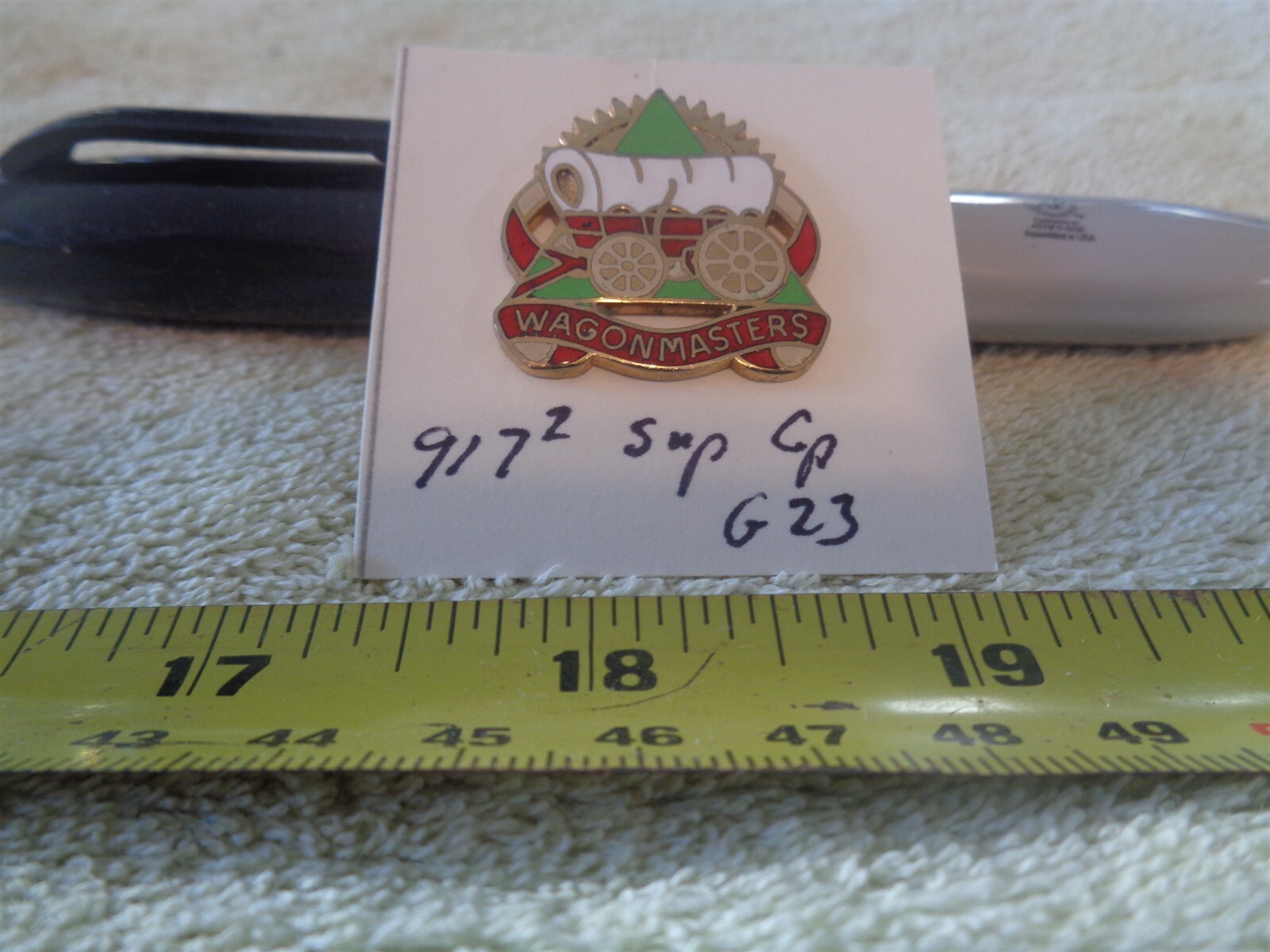 917th Support Group G23 Unit Crest, DI, DUI (DRAW#Z11)