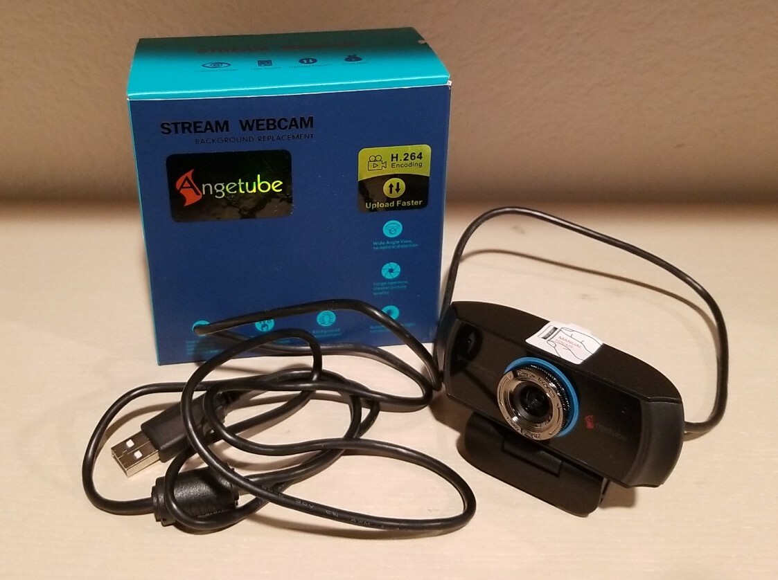 Stream Webcam Background Replacement Full HD 1080P Live Video 920H4 PC/MAC