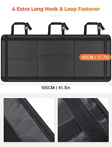 Car Storage Organizer New Version, Hanging Trunk New version-Large Black