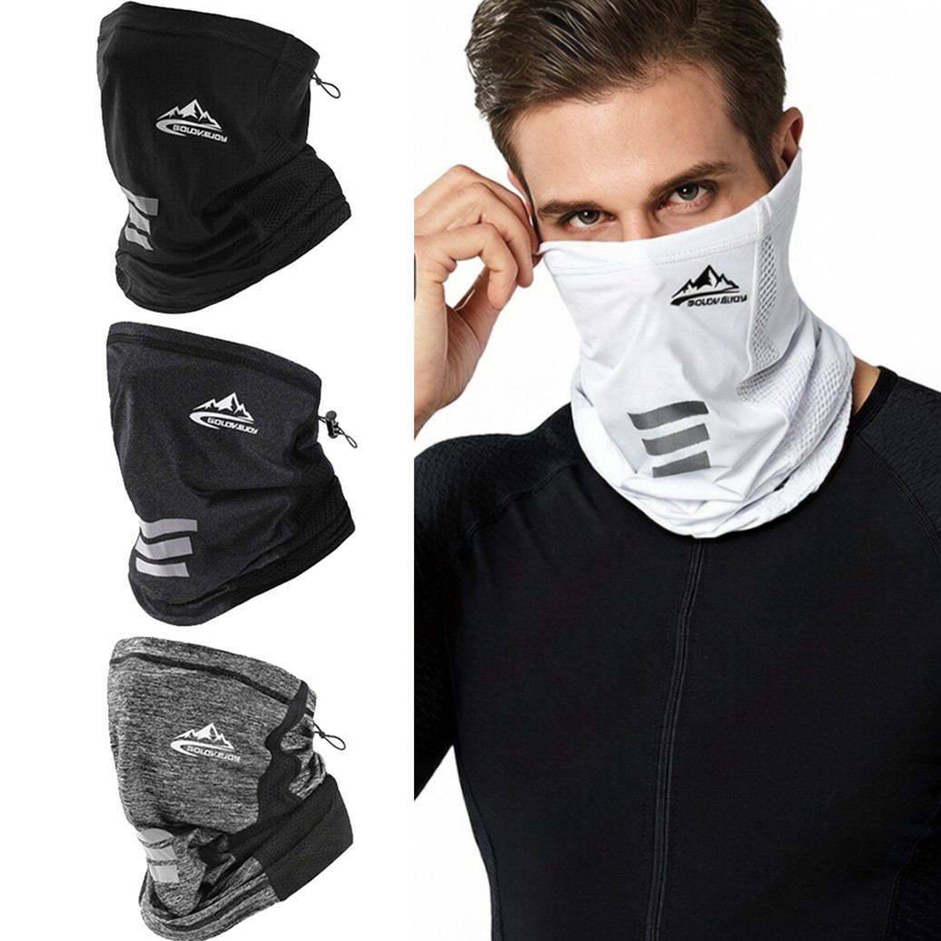 UV Protection Cooling Face Mask Sun Shield Neck Gaiter Cover Bandana Men Women