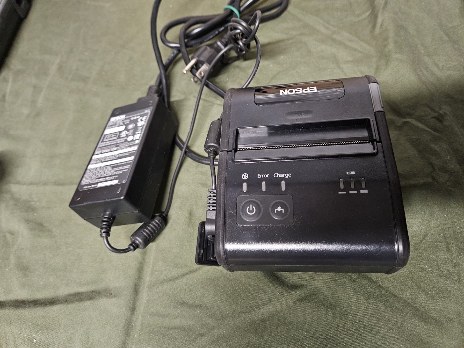 Epson TM-P80 M316B Bluetooth Portable Thermal Printer Mobile Receipt POS TESTED