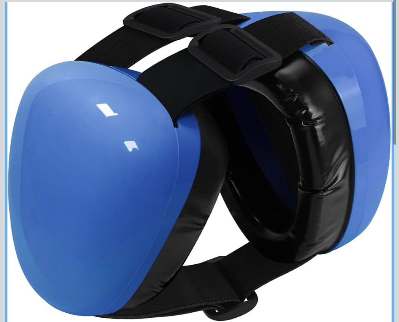 DERYEP Dog Earmuffs For Hearing Protection 29dB NRR ear muffs Blue Size X-Large
