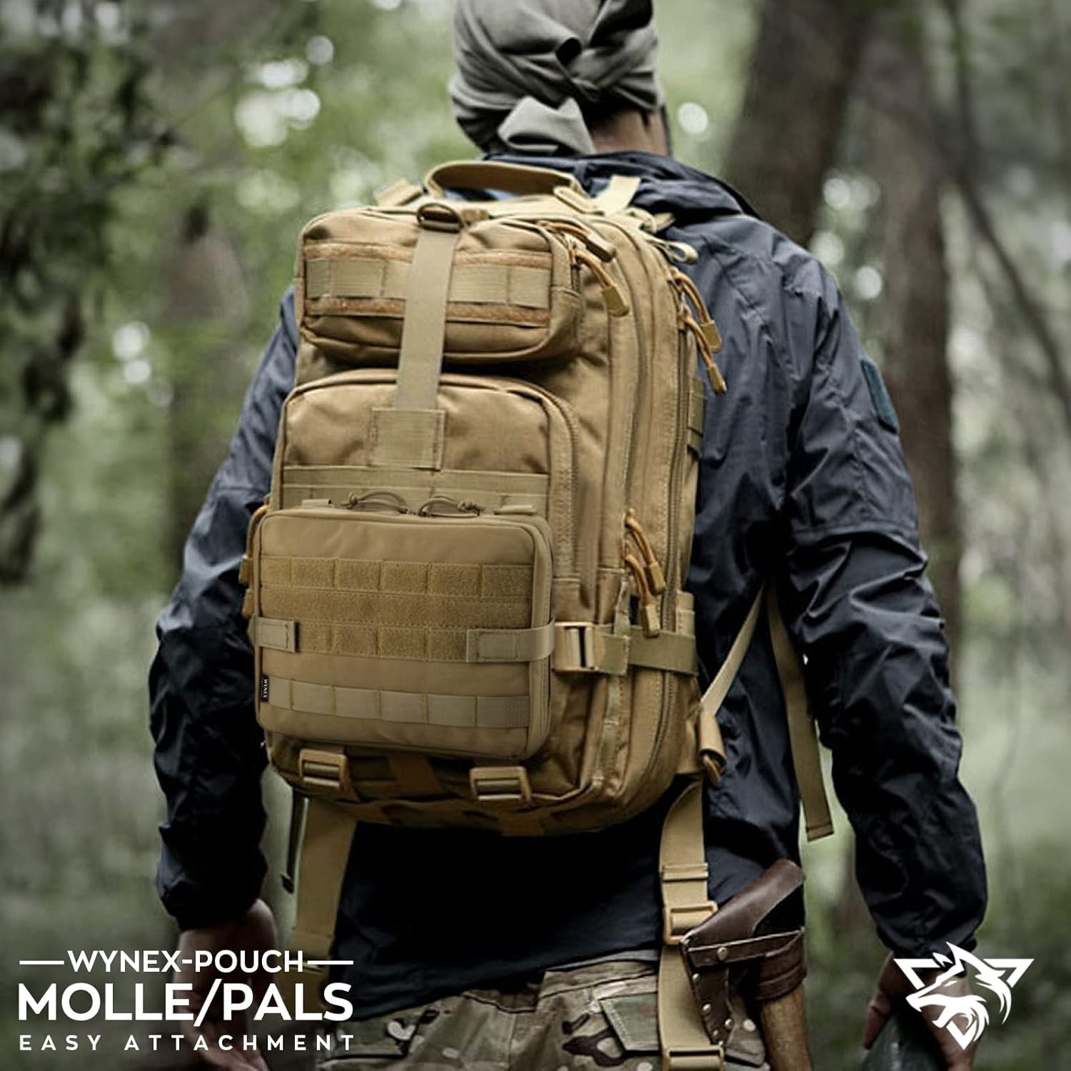 Tactical Admin Molle Pouch, Medical EDC EMT Utility Bag Shell Design Attachme...