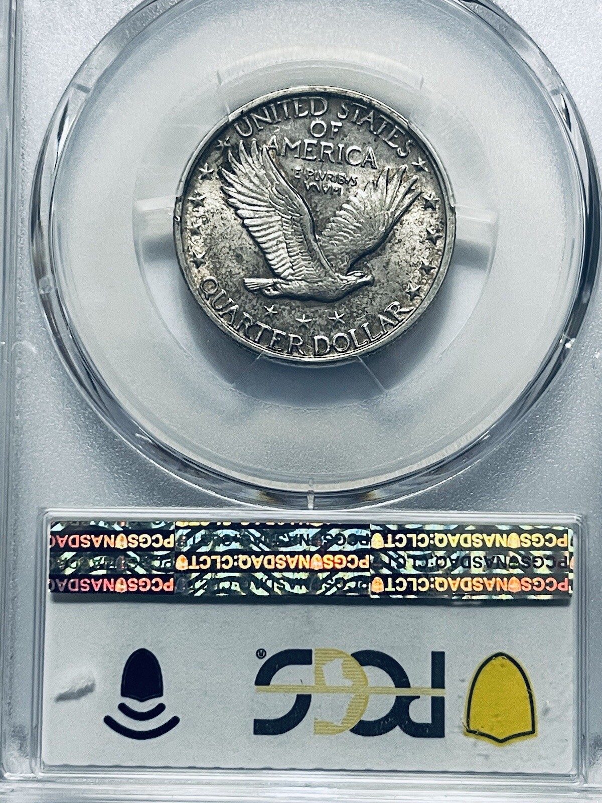 1920 Standing Liberty Quarter PCGS AU58FH