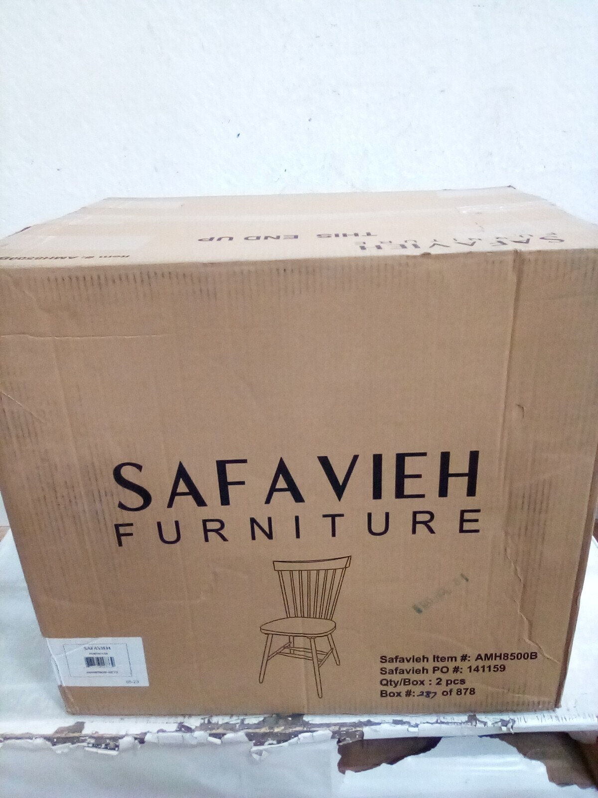 Safavieh PARKER SPINDEL SIDE CHAIR, Reduced Price 2172728897 AMH8500B