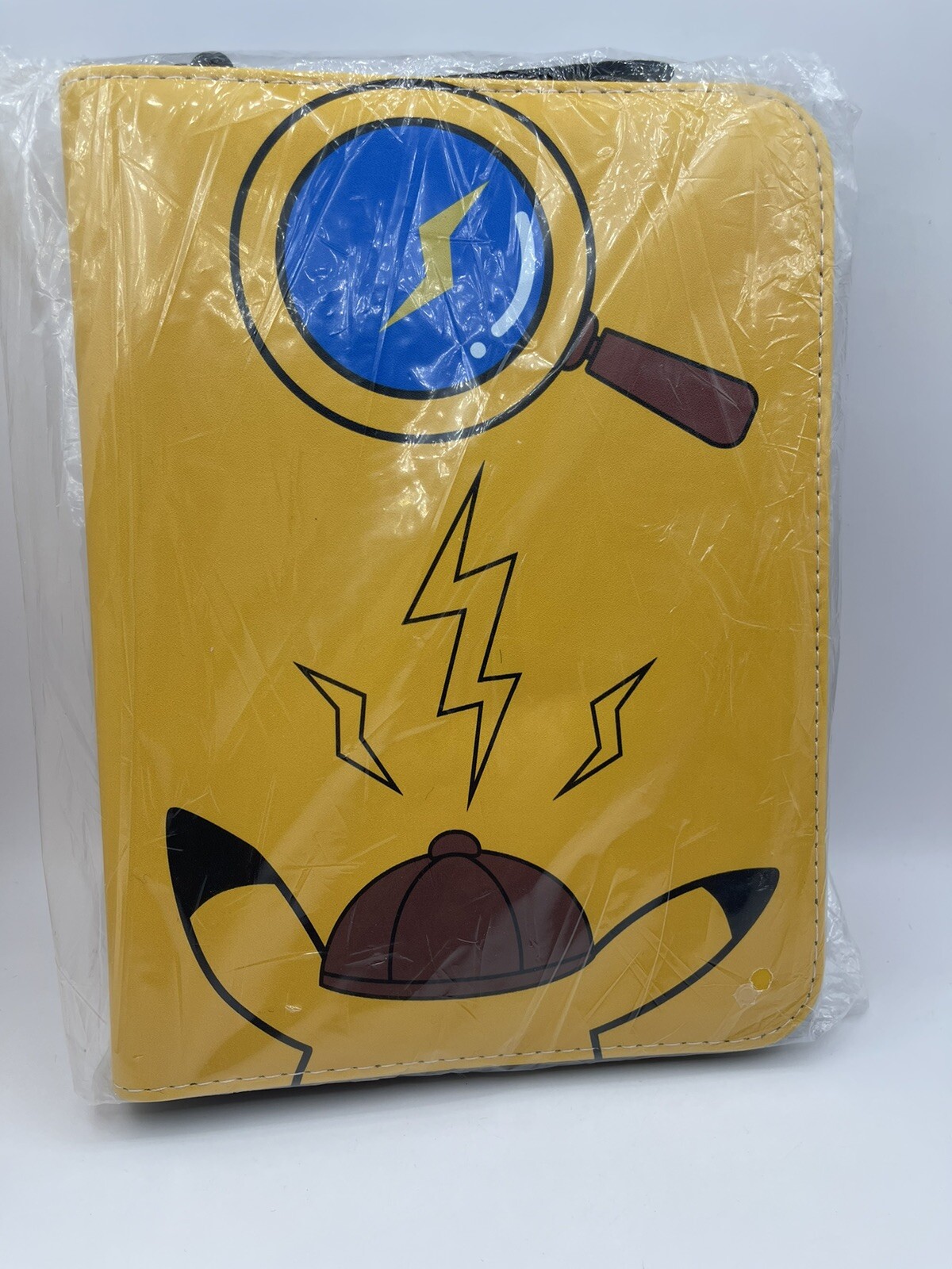 Pokémon Pikachu Book Holder Binder Album Trading Cards Case ~ Yellow
