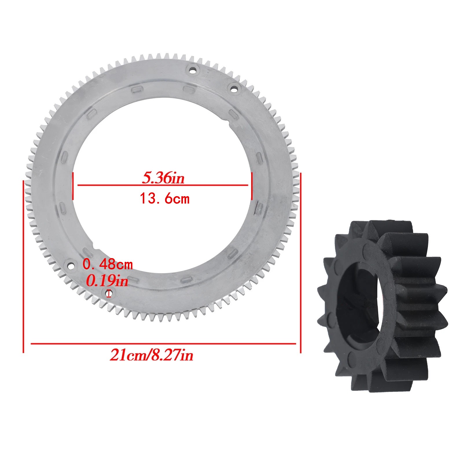 1 Set Flywheel Ring Gear for Briggs & Stratton 19G412-1180-E2 Misc Tool