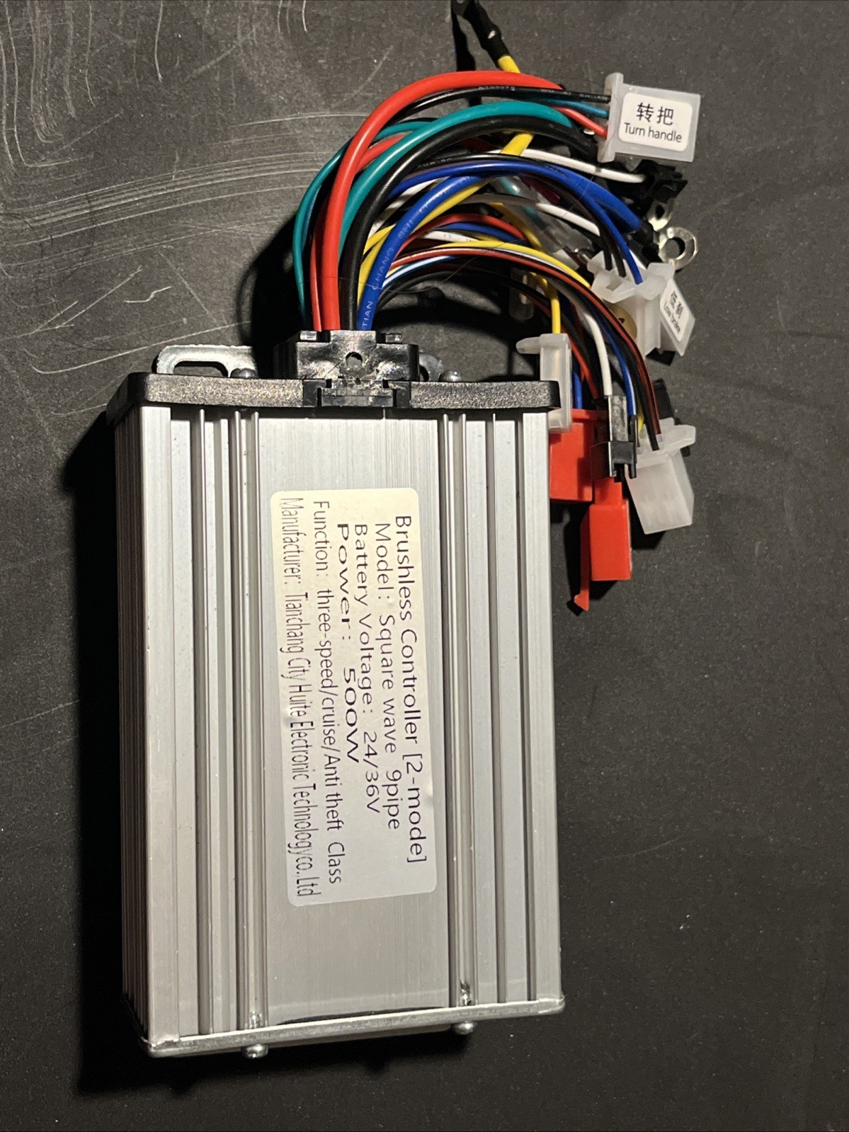 Electric Bike Brushless Motor Controller For E-Bike Scooter 36V 500W