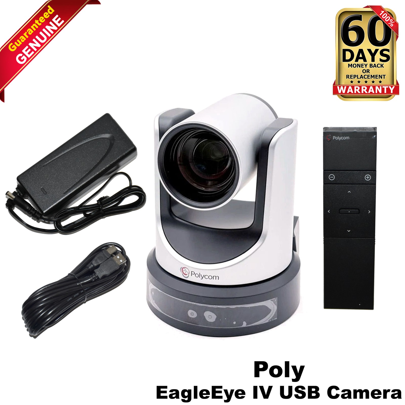 HP Polycom EagleEye IV USB Camera MPTZ-B Video Conferencing Conference Camera