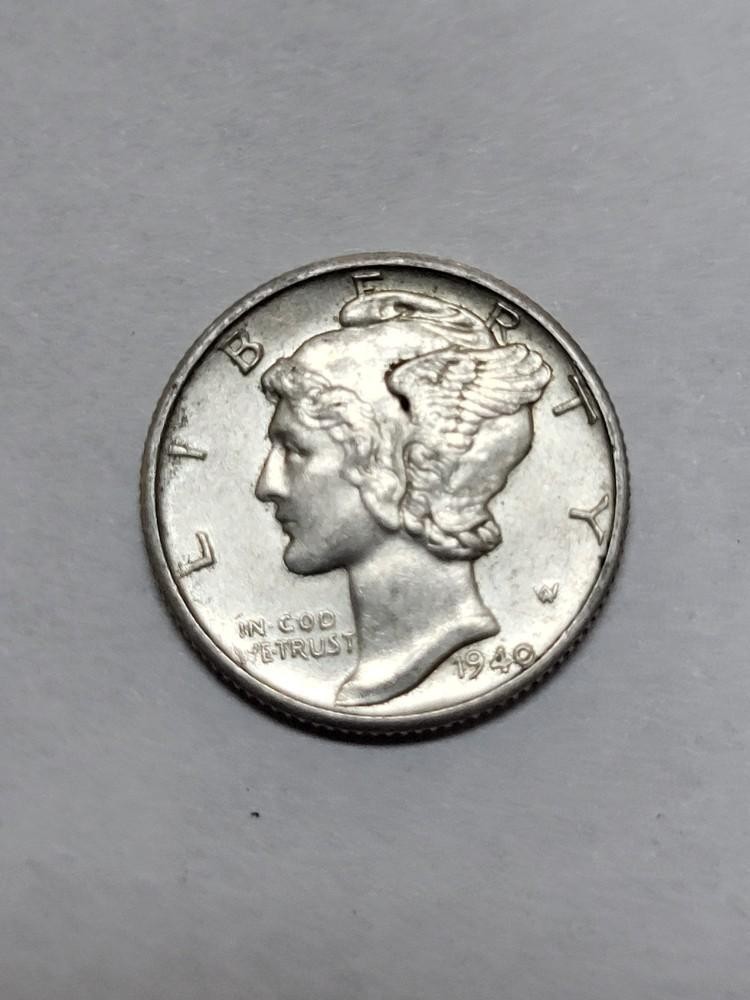 1940 D Mercury Dime