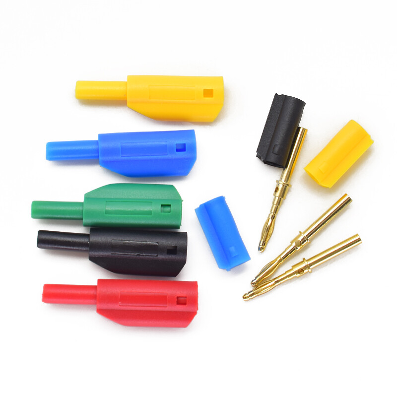 2mm Banana Plug Hard Plastic Full Seal Insulated Stackable 5 Colors Optional QTY