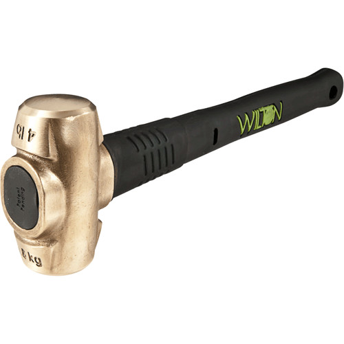 Wilton 90416 Brass Sledge Hammer 4lb  16inch BASH Rubber/Steel Handle