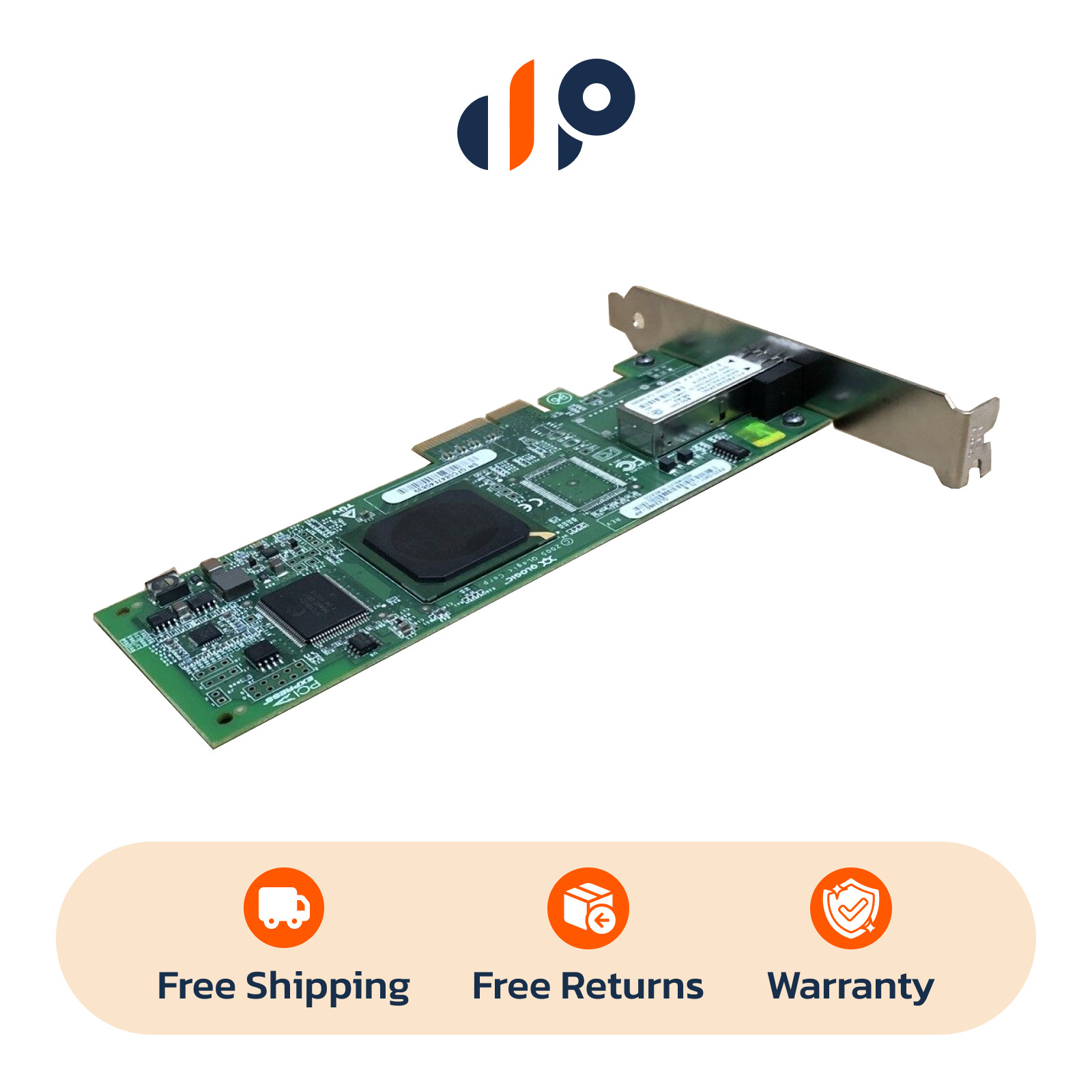 QLE2460 Qlogic Single Port 4Gb Fibre Channel PCI-E HBA Network Card.