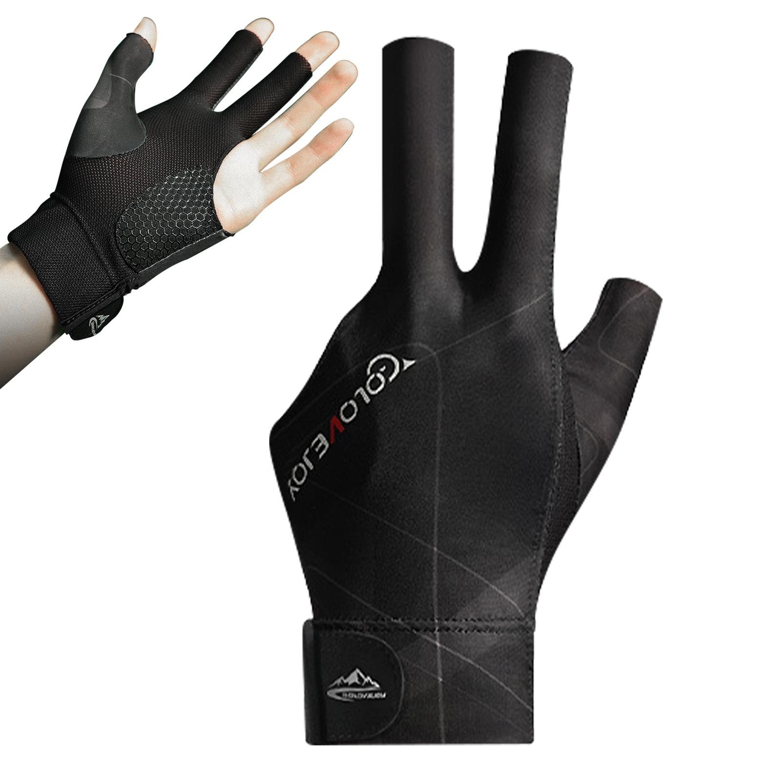 3 Fingers Billiard Gloves Left Hand Snooker Glove Pool Professional Glove