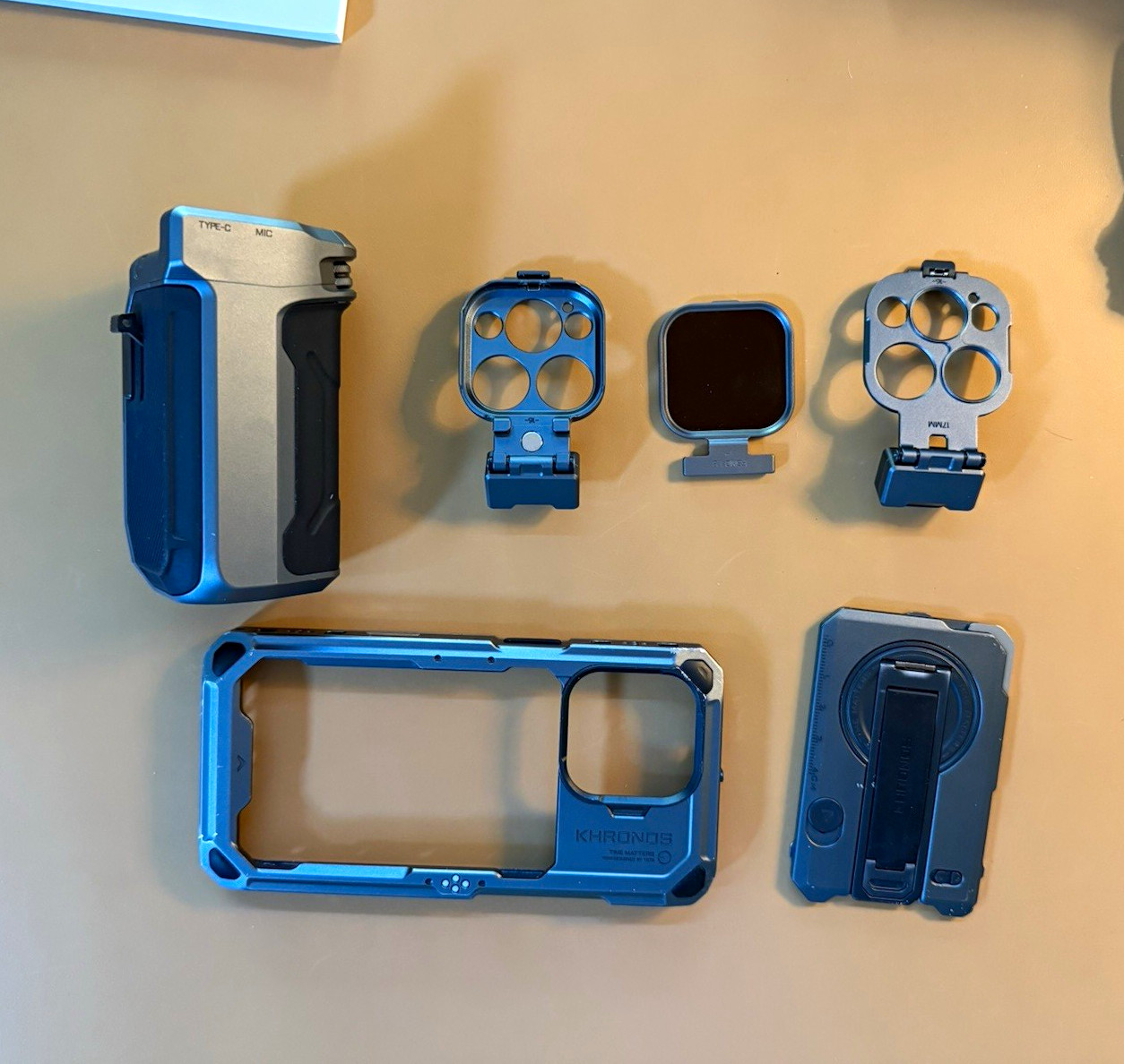 Tilta Khronos iPhone 16 pro case + focus pd handle + filter tray + ND + 17mm