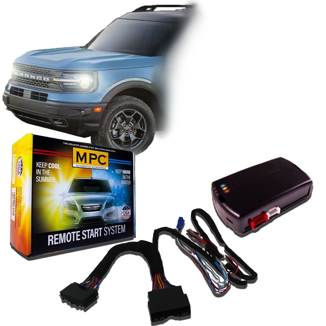 No-Honk OEM Activated Remote Start For 2021-2024 Ford Bronco Sport - T-Harness