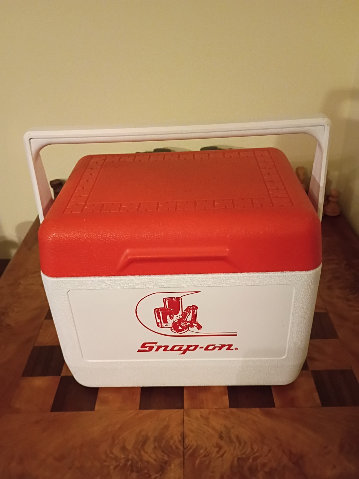 Vintage Snap On Tools Cooler Gott Brand Model 1806 Red & White