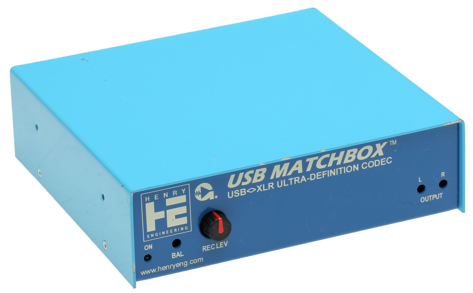 Henry Engineering 4700 USB Matchbox Analog Digital Converter Balanced Audio XLR